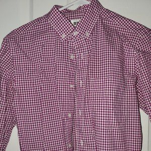 Uniqlo Purple-White Check Pattern Shirt